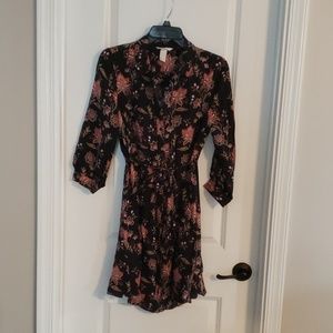 H&M Maternity Dress - Floral Button Up S